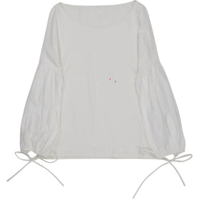 Mother of Pearl White Organic Cotton Top L