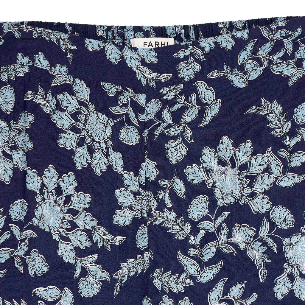 Farhi Blue Floral Trousers