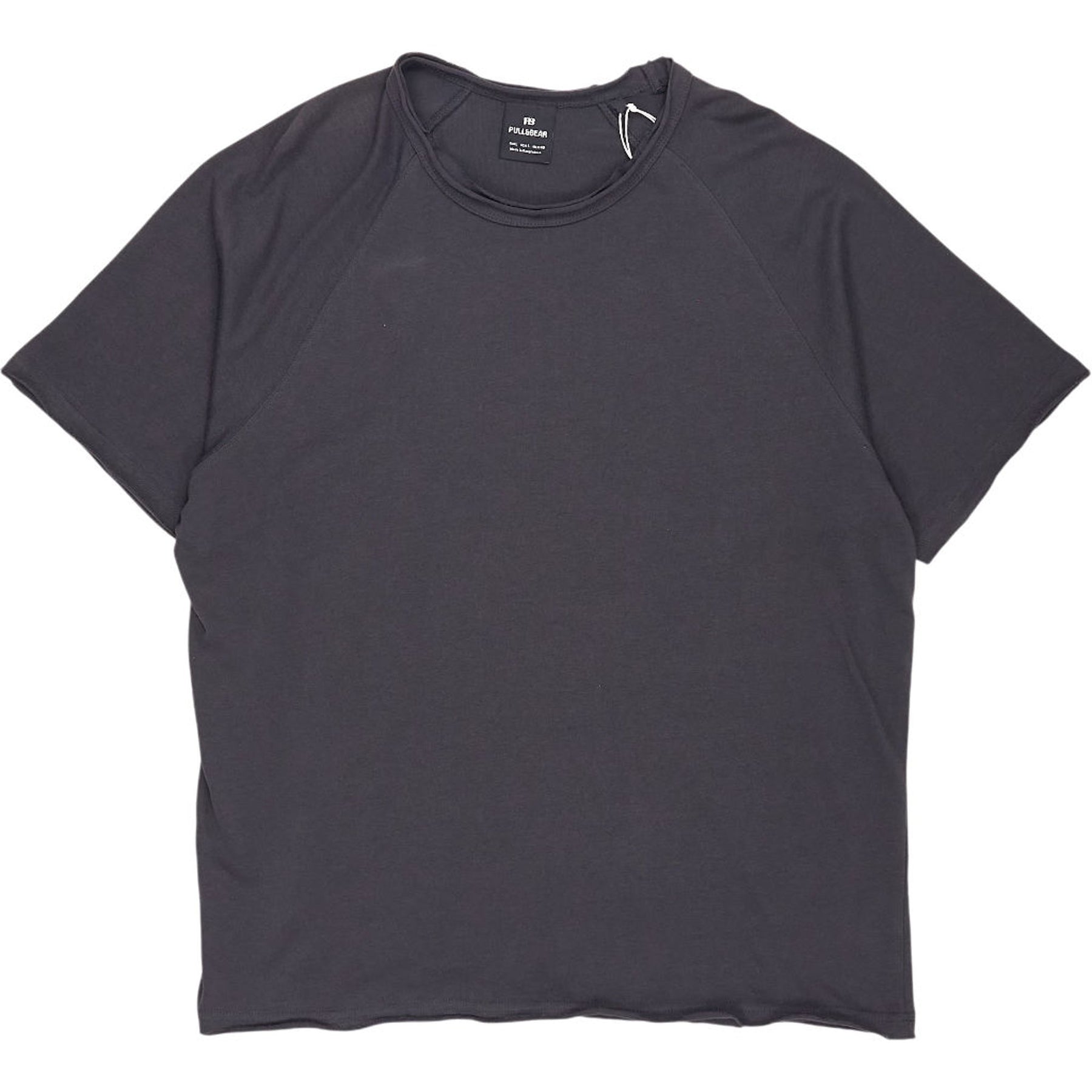 Pull & Bear Grey Relaxed Fit T-Shirt