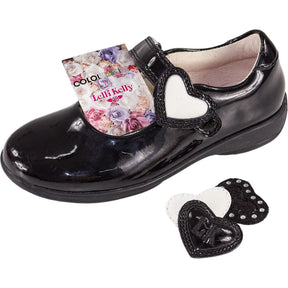 Lelli Kelly Black Patent Colourissima Shoes