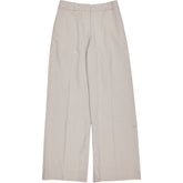 Calvin Klein Sand Pebble Wool Blend Trousers