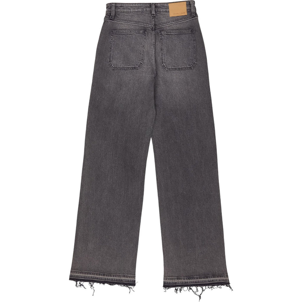 seventy + mochi Grey Denim Straight Leg Jeans