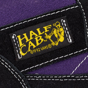 Vans Black Purple Half Cab Trainers US 9