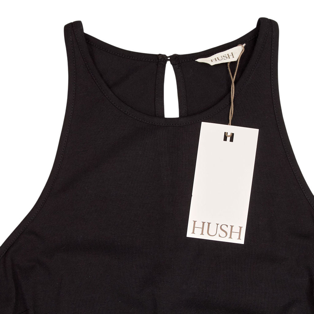 Hush Black Racer Back Jersey Jumpsuit