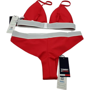 Tommy Jeans Red Bikini Set