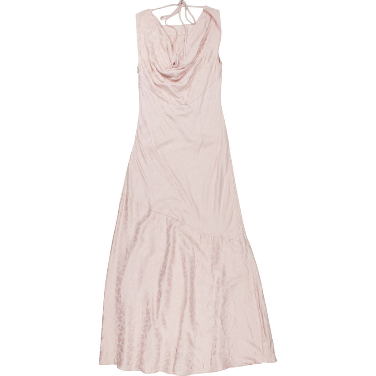 Omnes Pink Drape Back Maxi Dress