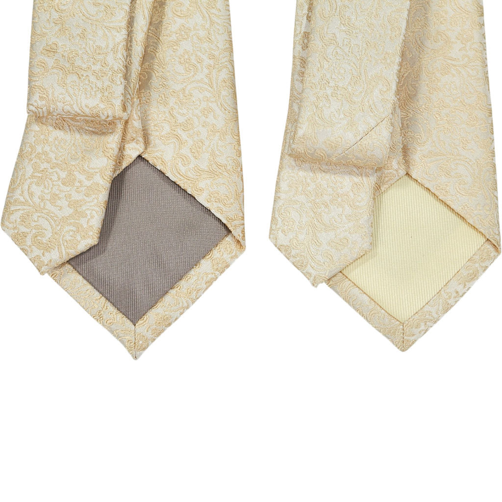 Moss Cream Silk Tie Set x 2