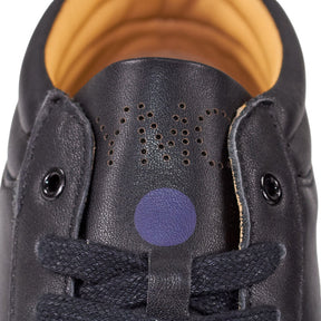 YMC Black Leather Trainers