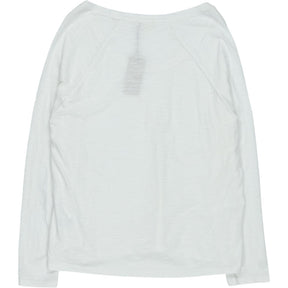 Hush White Cotton Slub Avalon Tee