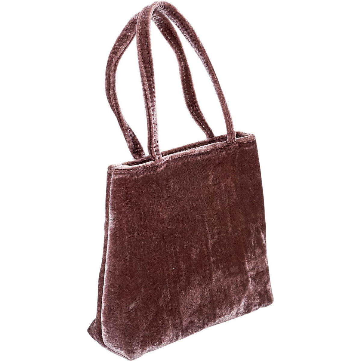 Hai Brown Velvet Handbag