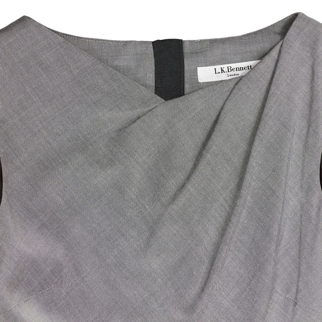 L.K. Bennett Grey Jodia Sleeveless Dress