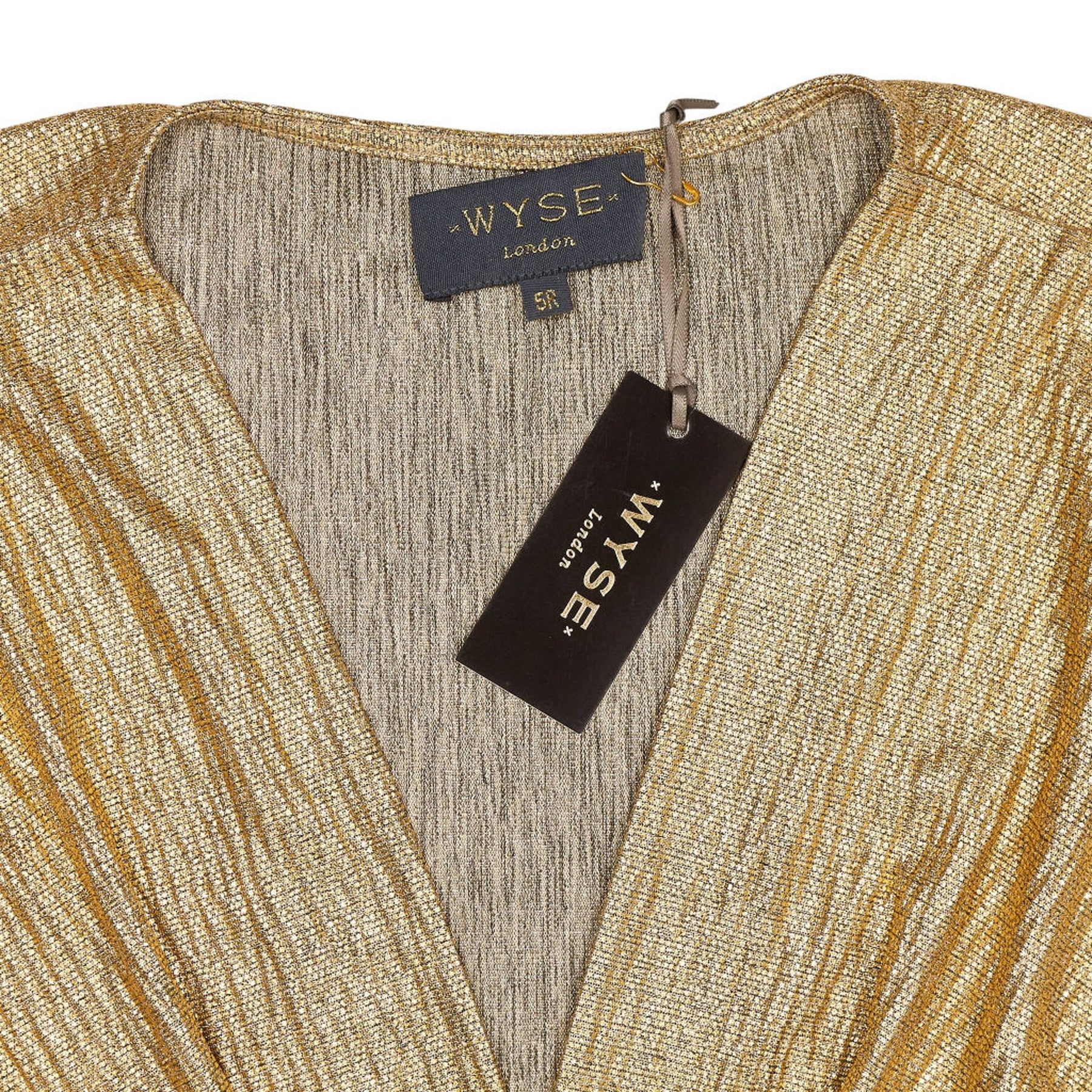 WYSE  Gold Caley Dress