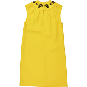 Damsel Yellow Beaded Kleo Dress