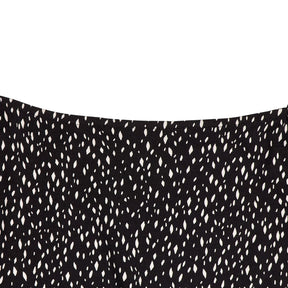 Springfield Black Patterned Off-Shoulder Dress