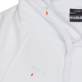 Napapijri White Buka Pullover Hoody