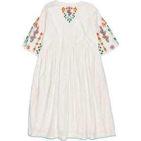 NRBY White Embroidered Dress