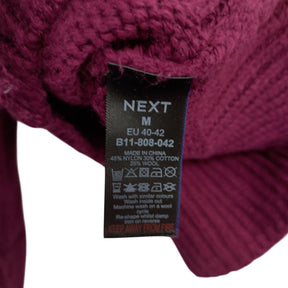 Next Purple V-Neck Knit Jumper