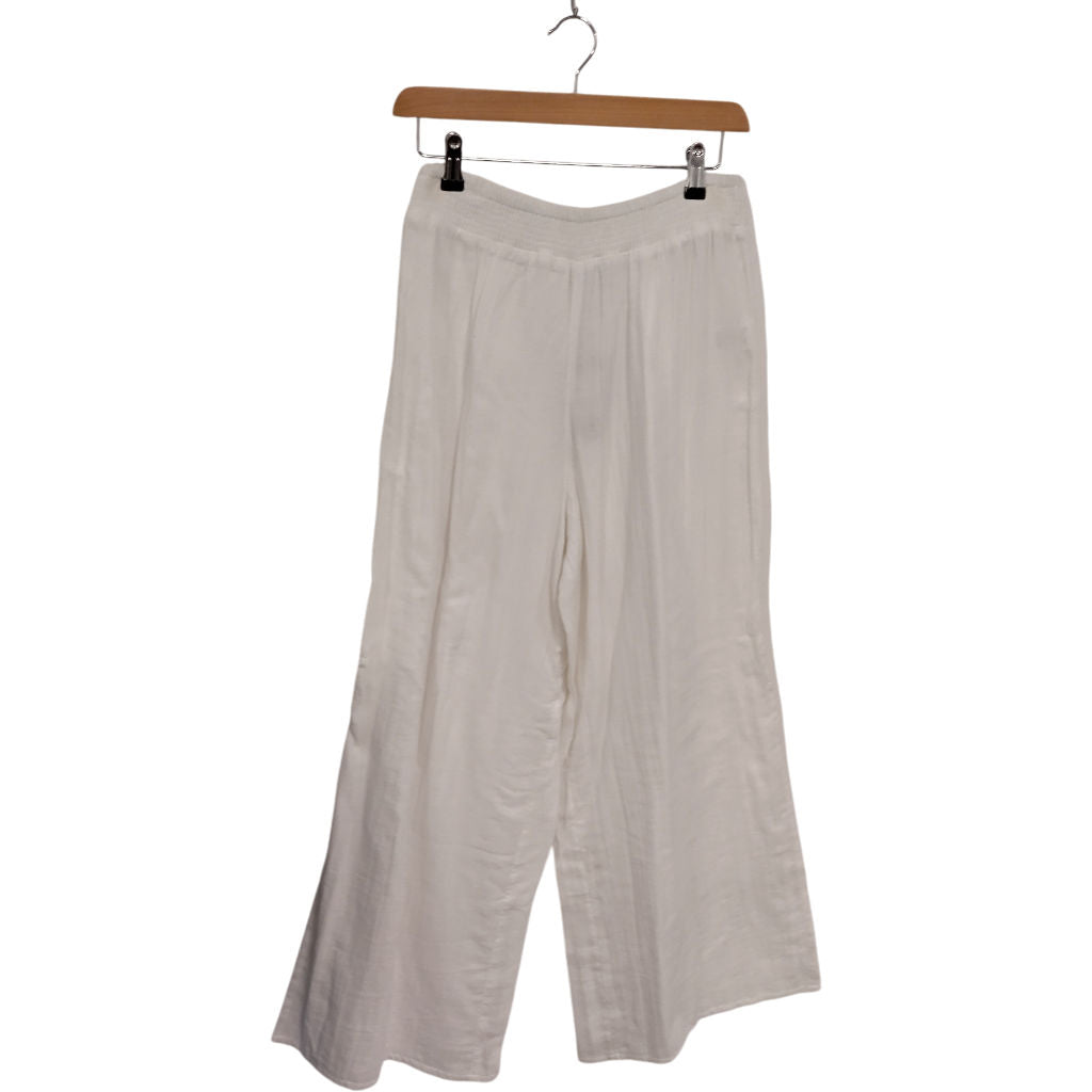 Hush White Mira Beach Trousers