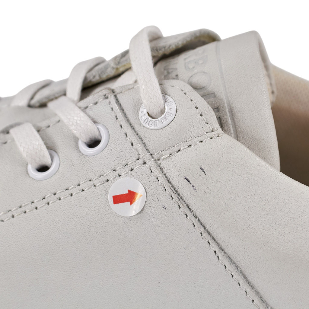 Barbour Grey Leather Trainers