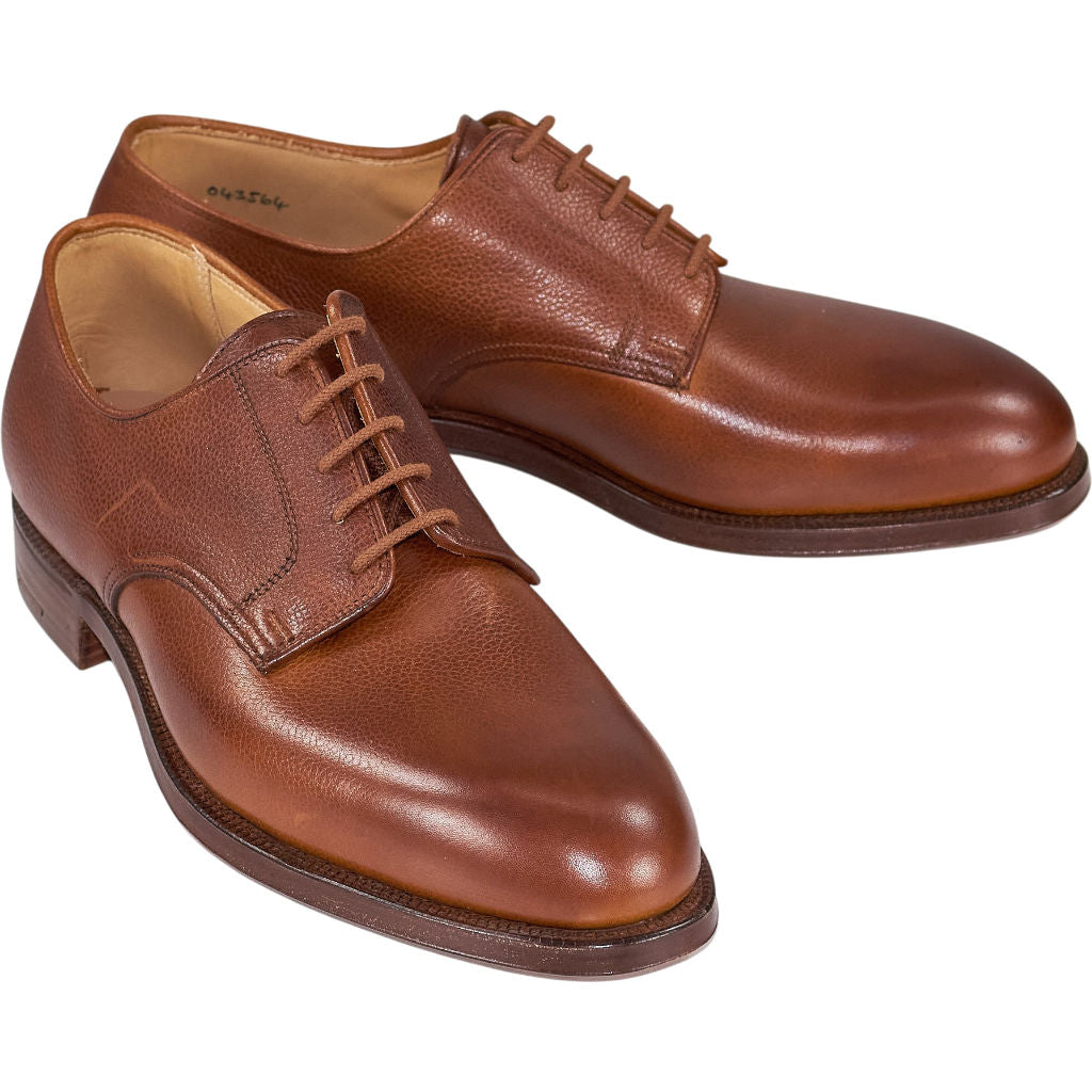 Crockett & Jones Brown Leather Oxford Shoes