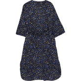 & Other Stories Black Blue Patterned Dress