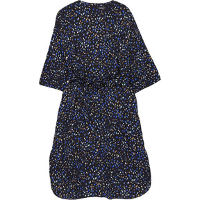 & Other Stories Black Blue Patterned Dress