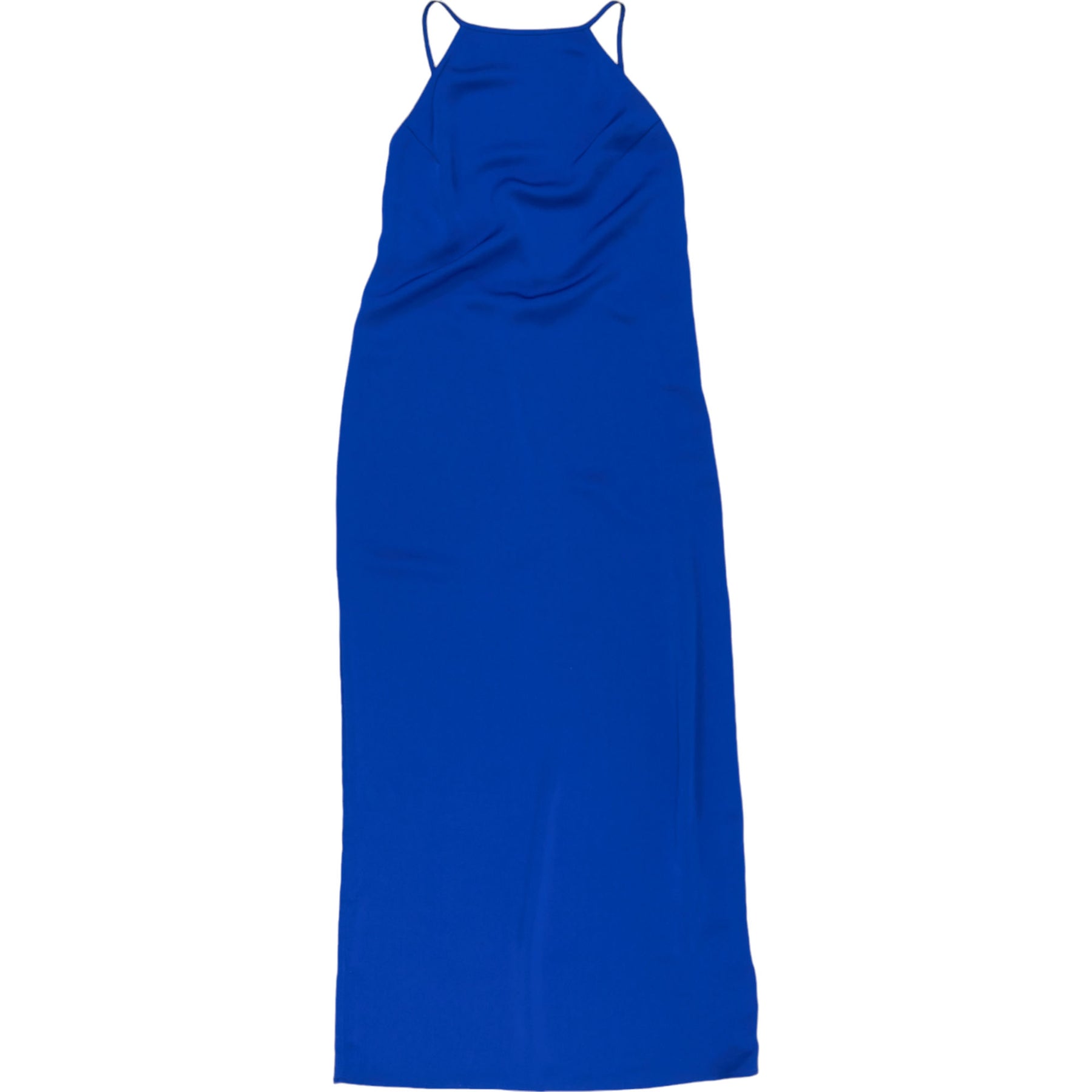 Calvin Klein Blue Spaghetti Strap Midi Dress