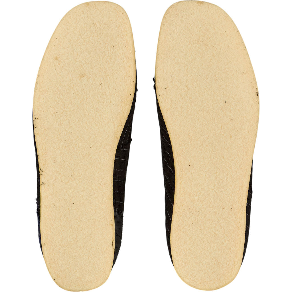 By Walid Black Blue Connie Lace Up Shoes