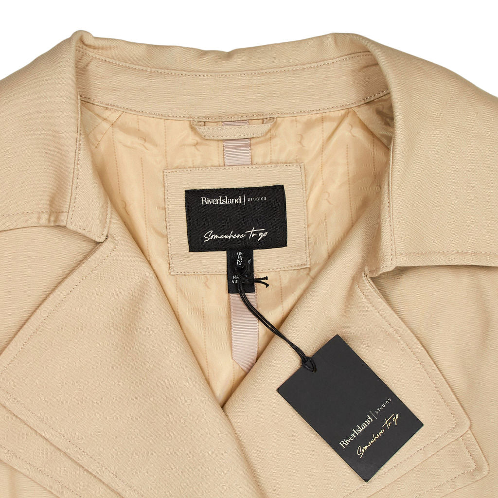 River Island Beige Trench Coat