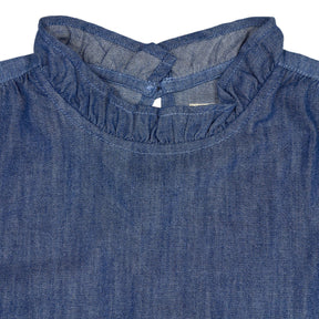 seventy + mochi Blue Aria Blouse