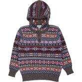 Jamieson's Multi Fair Isle Hooded Jumper