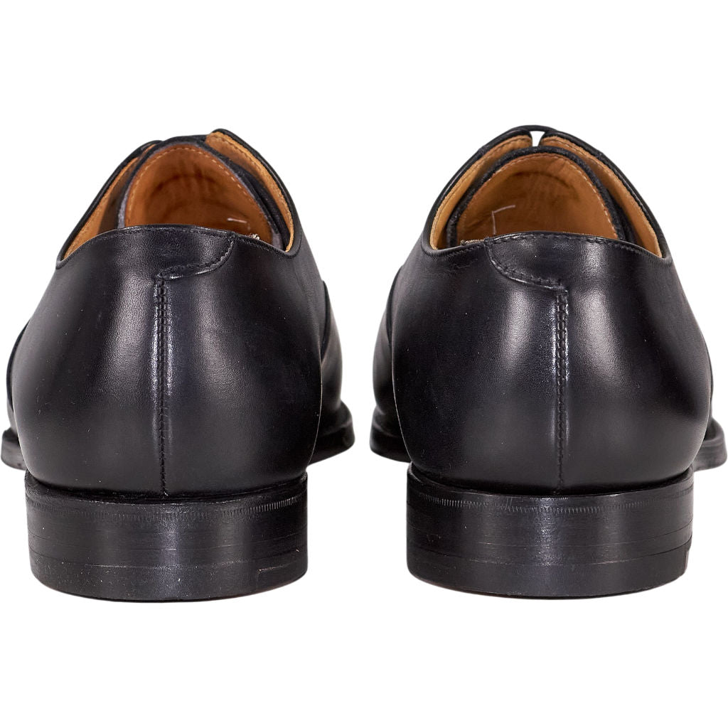 Crockett & Jones Black Leather Oxford Shoes