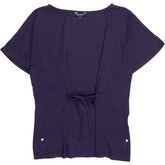 Baukjen Navy Short Sleeve Top