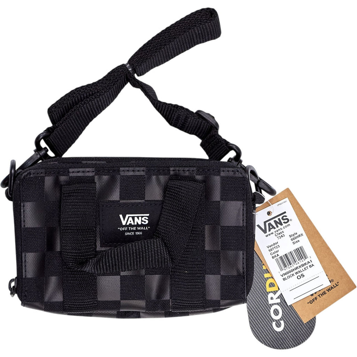Vans Black Cordura Block Wallet
