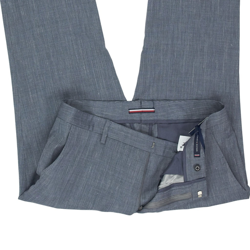 Tommy Hilfiger Grey Pinstripe Trousers