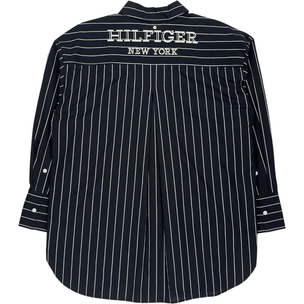 Tommy Hilfiger Black Stripe Loose Fit Shirt