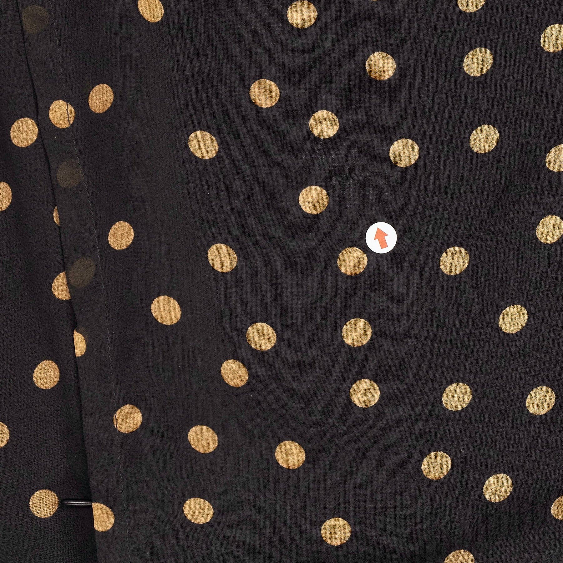 Serapine Black Polka Dot Maternity Blouse
