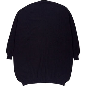 Begg & Co Black Cashmere Collared Jumper