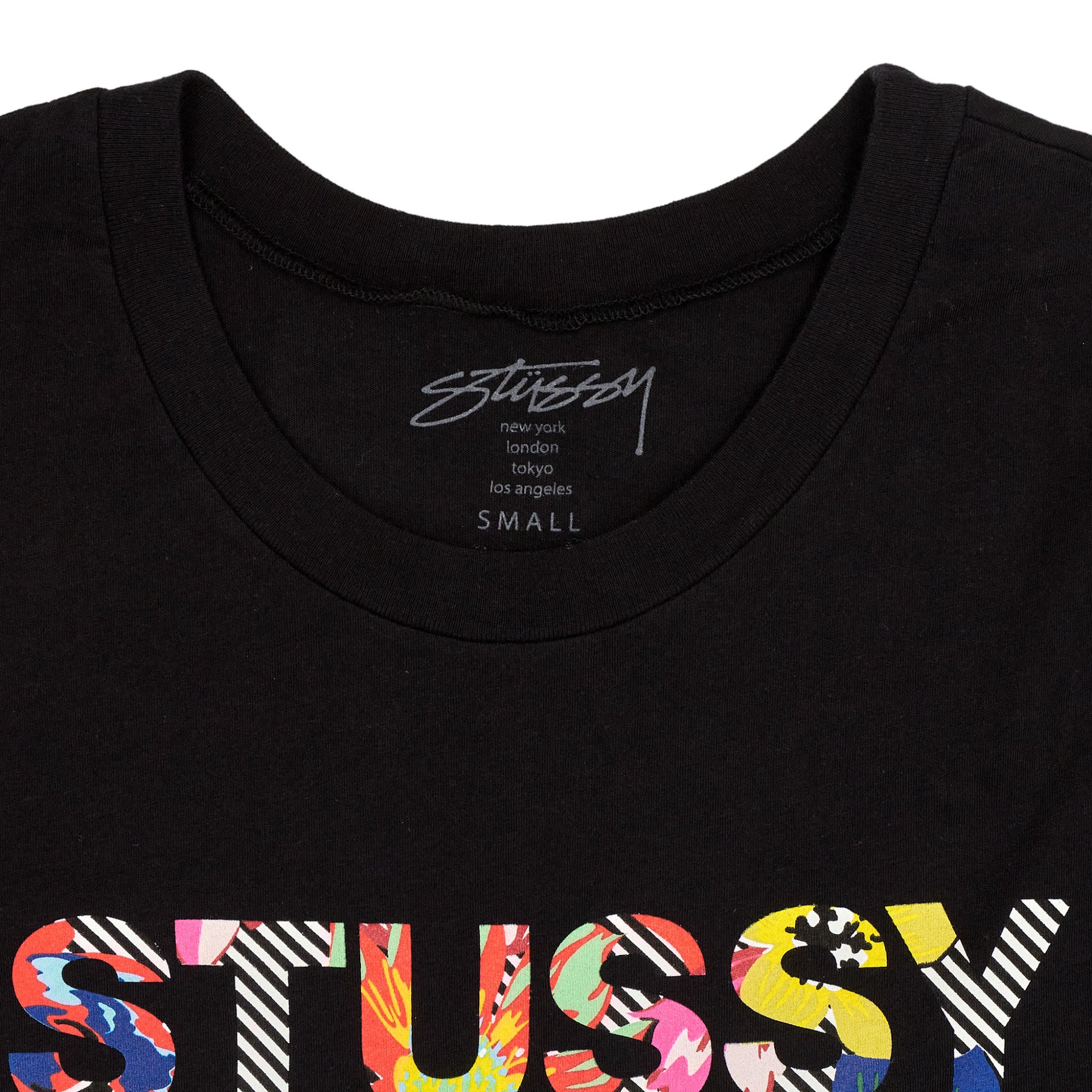 Stussy Black No4 Tank Top