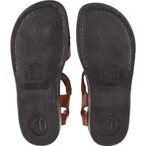 YMC Brown Leather Sandals