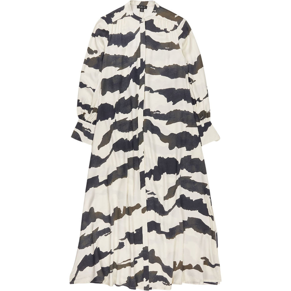 Aligne Ivory Wave Khloe Maxi Dress
