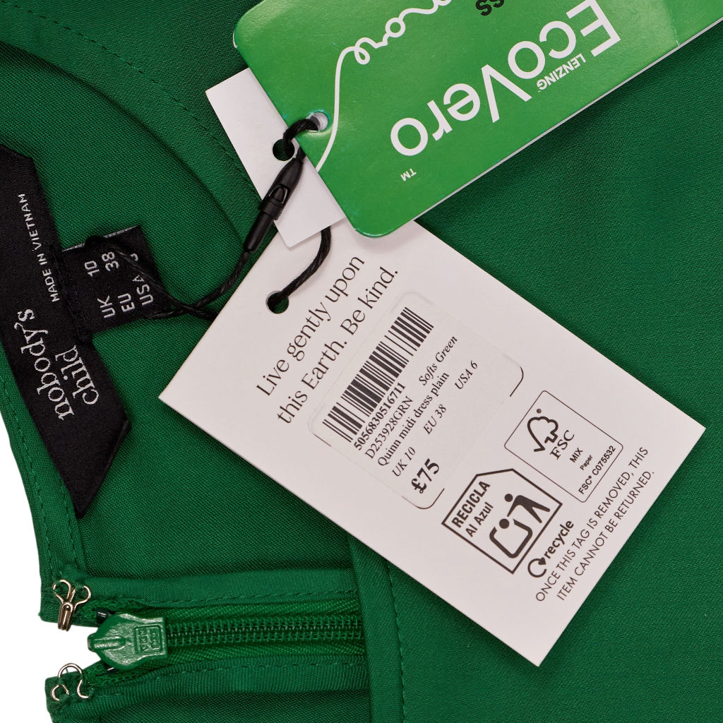 Nobody's Child Green Quinn Midi Dress