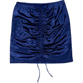 Motel Blue Satin Holie Skirt