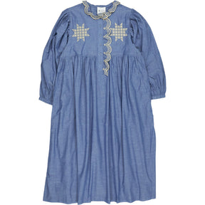Bonté Chambray Blue Quinn Dress