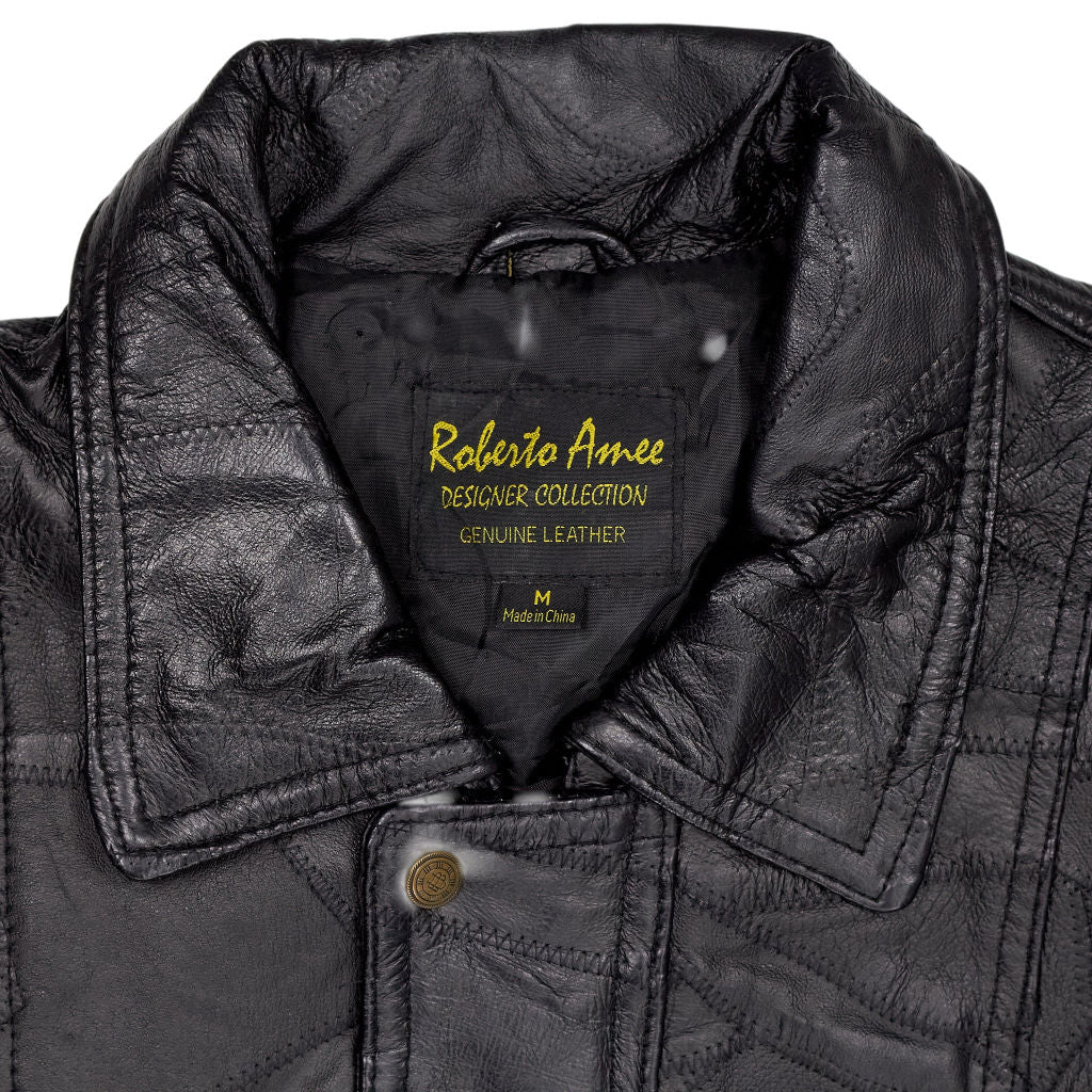 Vintage Roberto Amee Black Leather Jacket