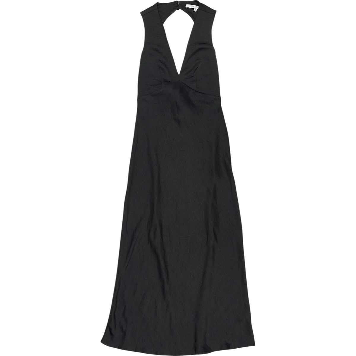 Omnes Black Nova Tie Back Dress