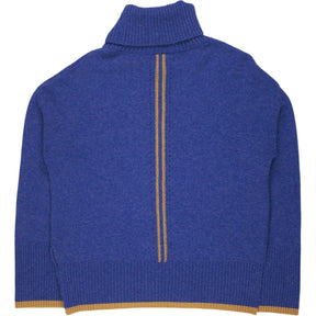 Beaufort & Blake Blue Roll Neck Sweater