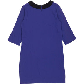 Agnès B Blue Dress with Black Collar