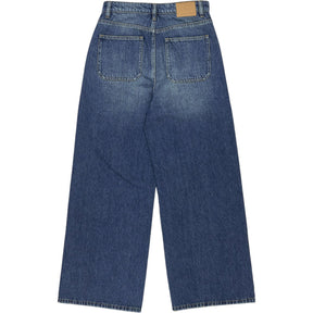 seventy + mochi Blue Wide Leg Jeans