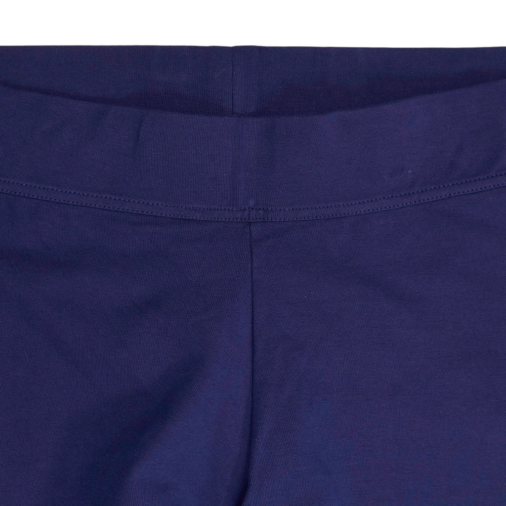 Lands' End Navy Starfish Mid Rise Pull-On Crop Pants